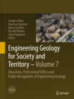 Image for Engineering Geology for Society and Territory - Volume 7: Education, Professional Ethics and Public Recognition of Engineering Geology