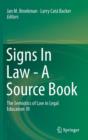 Image for Signs In Law - A Source Book