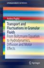 Image for Transport and Fluctuations in Granular Fluids: From Boltzmann Equation to Hydrodynamics, Diffusion and Motor Effects