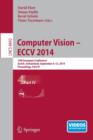 Image for Computer Vision -- ECCV 2014 : 13th European Conference, Zurich, Switzerland, September 6-12, 2014, Proceedings, Part IV