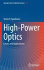 Image for High-Power Optics : Lasers and Applications