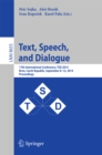Image for Text, Speech and Dialogue: 17th International Conference, TSD 2014, Brno, Czech Republic, September 8-12, 2014, Proceedings : 8655