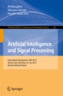 Image for Artificial Intelligence and Signal Processing: International Symposium, AISP 2013, Tehran, Iran, December 25-26, 2013, Revised Selected Papers : 427