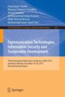 Image for Communication Technologies, Information Security and Sustainable Development