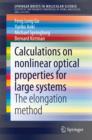 Image for Calculations on nonlinear optical properties for large systems: The elongation method