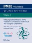 Image for 6th European Conference of the International Federation for Medical and Biological Engineering