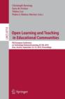 Image for Open Learning and Teaching in Educational Communities