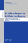 Image for KI 2014: Advances in Artificial Intelligence: 37th Annual German Conference on AI, Stuttgart, Germany, September 22-26, 2014, Proceedings