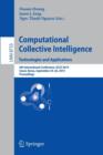 Image for Computational Collective Intelligence -- Technologies and Applications