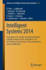 Image for Intelligent Systems&#39;2014 : Proceedings of the 7th IEEE International Conference Intelligent Systems IS&#39;2014, September 24-26, 2014, Warsaw, Poland,  Volume 2: Tools, Architectures, Systems, Applicatio