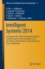 Image for Intelligent Systems&#39;2014: Proceedings of the 7th IEEE International Conference Intelligent Systems IS&#39;2014, September 24 2014, Warsaw, Poland, Volume 2: Tools, Architectures, Systems, Applications