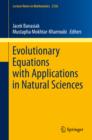 Image for Evolutionary equations with applications in natural sciences