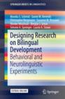 Image for Designing Research on Bilingual Development