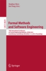 Image for Formal Methods and Software Engineering: 16th International Conference on Formal Engineering Methods, ICFEM 2014, Luxembourg, Luxembourg, November 3-5, 2014, Proceedings : 8829