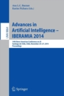 Image for Advances in Artificial Intelligence -- IBERAMIA 2014