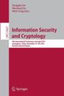 Image for Information Security and Cryptology : 9th International Conference, Inscrypt 2013, Guangzhou, China, November 27-30, 2013, Revised Selected Papers