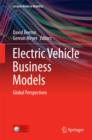 Image for Electric Vehicle Business Models: Global Perspectives