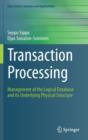 Image for Transaction processing  : management of the logical database and its underlying physical structure