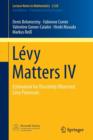 Image for Levy Matters IV : Estimation for Discretely Observed Levy Processes