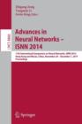 Image for Advances in Neural Networks – ISNN 2014