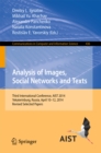 Image for Analysis of Images, Social Networks and Texts: Third International Conference, AIST 2014, Yekaterinburg, Russia, April 10-12, 2014, Revised Selected Papers : 436