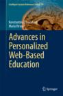 Image for Advances in Personalized Web-Based Education