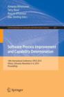 Image for Software Process Improvement and Capability Determination : 14th International Conference, SPICE 2014, Vilnius, Lithuania, November 4-6, 2014. Proceedings