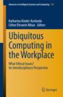 Image for Ubiquitous Computing in the Workplace: What Ethical Issues? An Interdisciplinary Perspective : 333