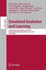 Image for Simulated Evolution and Learning : 10th International Conference, SEAL 2014, Dunedin, New Zealand, December 15-18, Proceedings