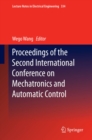 Image for Proceedings of the Second International Conference on Mechatronics and Automatic Control : volume 334