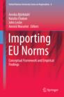 Image for Importing EU norms: conceptual framework and empirical findings