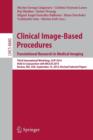 Image for Clinical image-based procedures  : transnational research in medical imaging
