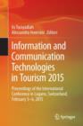 Image for Information and communication technologies in tourism 2015  : proceedings of the international conference in Lugano, Switzerland, February 3-6, 2015