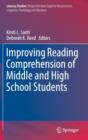 Image for Improving Reading Comprehension of Middle and High School Students