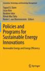 Image for Policies and Programs for Sustainable Energy Innovations