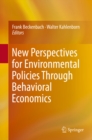 Image for New perspectives for environmental policies through behavioral economics