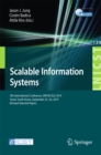 Image for Scalable Information Systems: 5th International Conference, INFOSCALE 2014, Seoul, South Korea, September 25-26, 2014, Revised selected papers