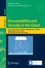 Image for Accountability and security in the cloud  : First Summer School, Cloud Accountability Project, A4Cloud, Malaga, Spain, June 2-6, 2014, revised selected papers and lectures