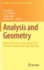 Image for Analysis and Geometry