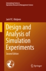 Image for Design and Analysis of Simulation Experiments : volume 230
