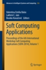 Image for Soft Computing Applications: Proceedings of the 6th International Workshop Soft Computing Applications (SOFA 2014), Volume 1