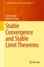 Image for Stable Convergence and Stable Limit Theorems : 74