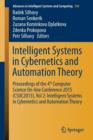Image for Intelligent Systems in Cybernetics and Automation Theory : Proceedings of the 4th Computer Science On-line Conference 2015 (CSOC2015), Vol 2: Intelligent Systems in Cybernetics and Automation Theory