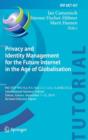 Image for Privacy and Identity Management for the Future Internet in the Age of Globalisation