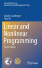 Image for Linear and Nonlinear Programming