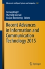 Image for Recent advances in information and communication technology 2015