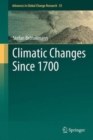 Image for Climatic changes since 1700