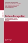 Image for Pattern recognition: 7th Mexican Conference, MCPR 2015, Mexico City, Mexico, June 24-27, 2015, Proceedings