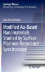 Image for Modified Au-Based Nanomaterials Studied by Surface Plasmon Resonance Spectroscopy