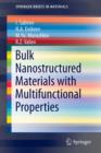 Image for Bulk Nanostructured Materials with Multifunctional Properties